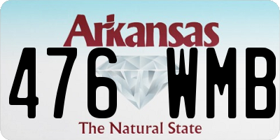 AR license plate 476WMB