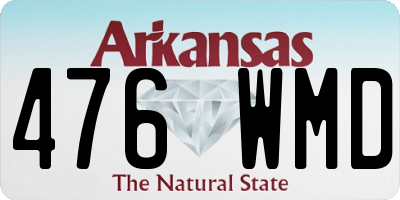 AR license plate 476WMD