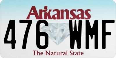 AR license plate 476WMF