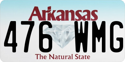 AR license plate 476WMG