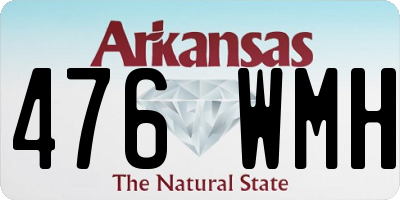 AR license plate 476WMH