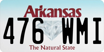 AR license plate 476WMI