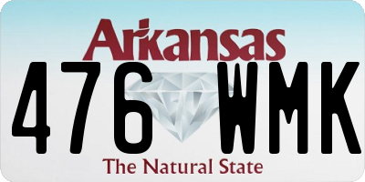 AR license plate 476WMK