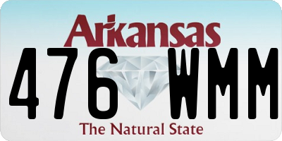 AR license plate 476WMM