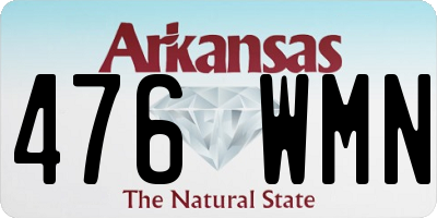 AR license plate 476WMN