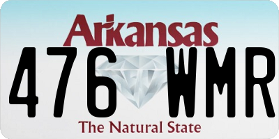 AR license plate 476WMR