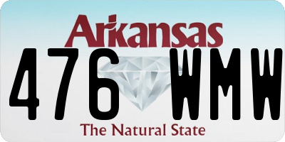 AR license plate 476WMW