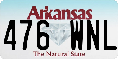 AR license plate 476WNL