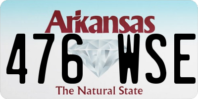 AR license plate 476WSE