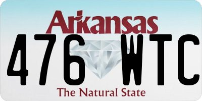 AR license plate 476WTC