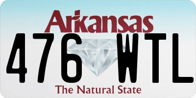 AR license plate 476WTL