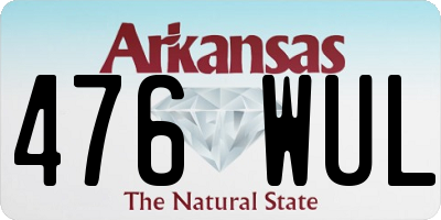 AR license plate 476WUL