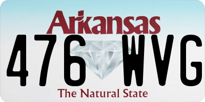 AR license plate 476WVG