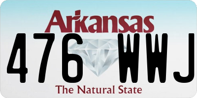 AR license plate 476WWJ