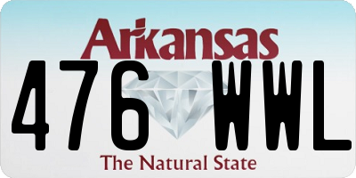 AR license plate 476WWL