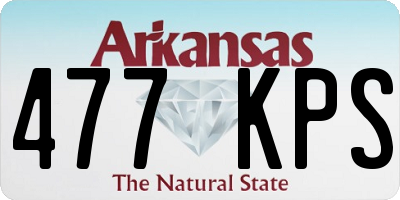 AR license plate 477KPS