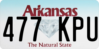 AR license plate 477KPU