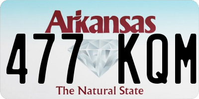 AR license plate 477KQM