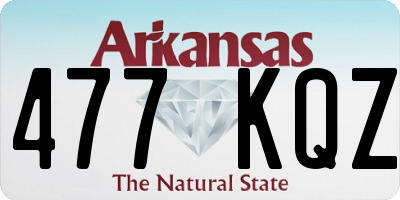 AR license plate 477KQZ