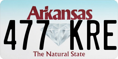 AR license plate 477KRE