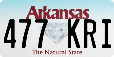 AR license plate 477KRI