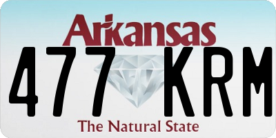 AR license plate 477KRM