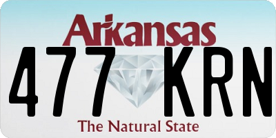 AR license plate 477KRN