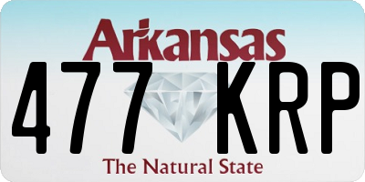 AR license plate 477KRP