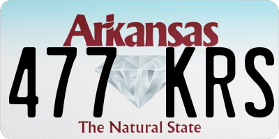 AR license plate 477KRS