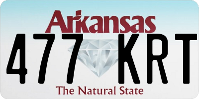 AR license plate 477KRT