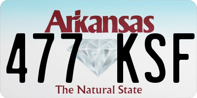 AR license plate 477KSF