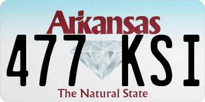 AR license plate 477KSI
