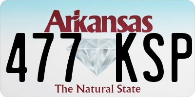 AR license plate 477KSP