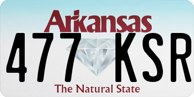 AR license plate 477KSR