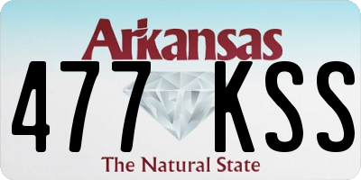 AR license plate 477KSS
