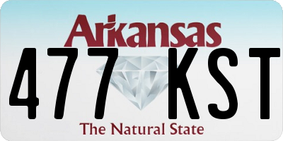 AR license plate 477KST