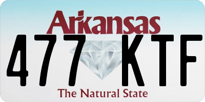 AR license plate 477KTF