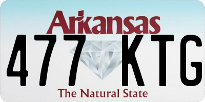 AR license plate 477KTG