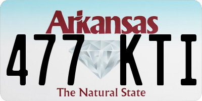AR license plate 477KTI