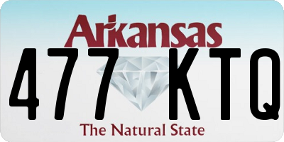 AR license plate 477KTQ
