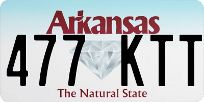AR license plate 477KTT