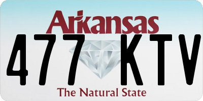 AR license plate 477KTV