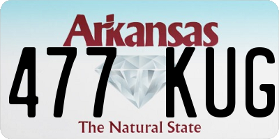 AR license plate 477KUG