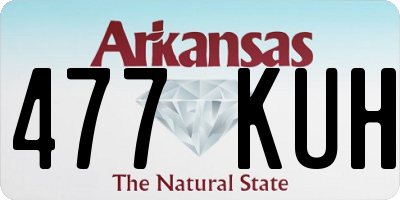 AR license plate 477KUH