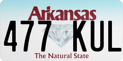 AR license plate 477KUL