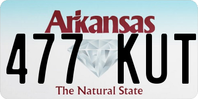 AR license plate 477KUT