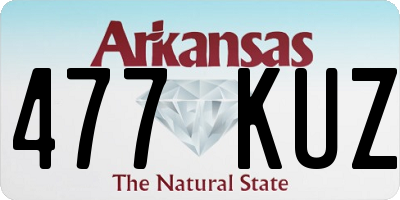 AR license plate 477KUZ