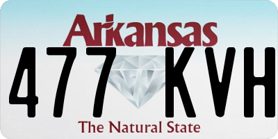 AR license plate 477KVH