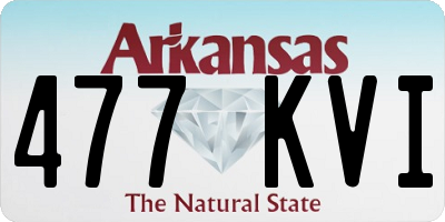 AR license plate 477KVI