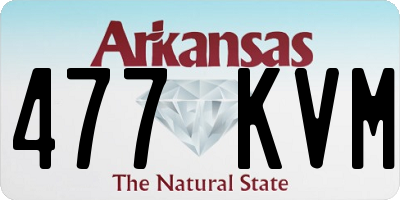 AR license plate 477KVM